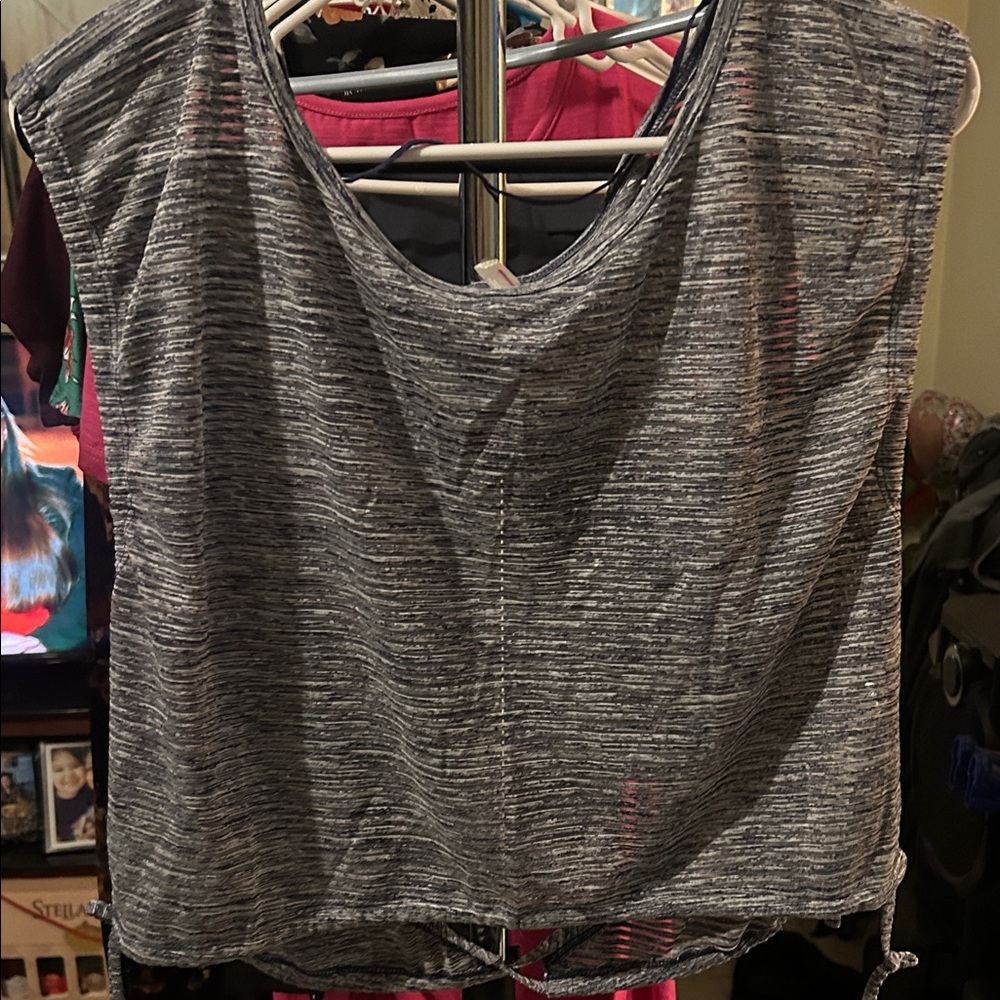 FP Movement by Free People Heathered Gray Tank Top